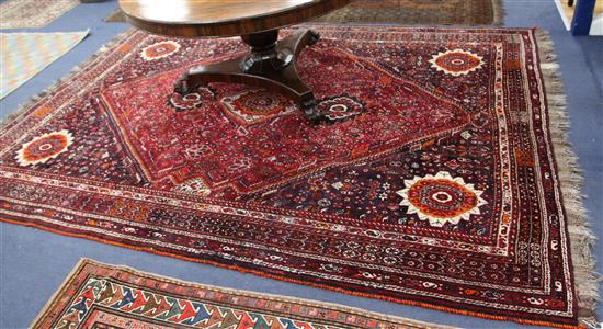 A Persian Qashqai carpet, 320 x 218cm